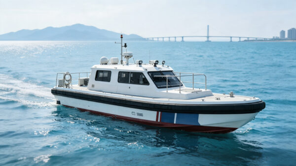 st03-high-capacity-14-personnel-rescue-boat ST03 Large Rigid Inflatable Unsinkable Collision Resistant Work Boat